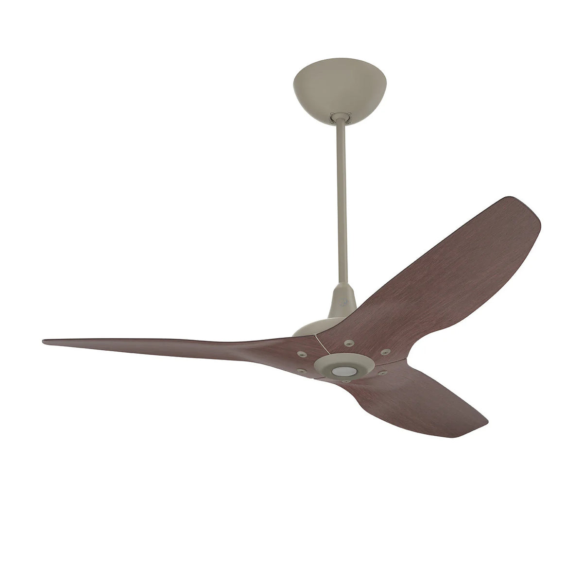 52 Ceiling Fan with Cocoa Bamboo Blades and Satin Nickel Finish J4319