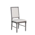 Cream Linen Dining Chair Set Of 4 I7753