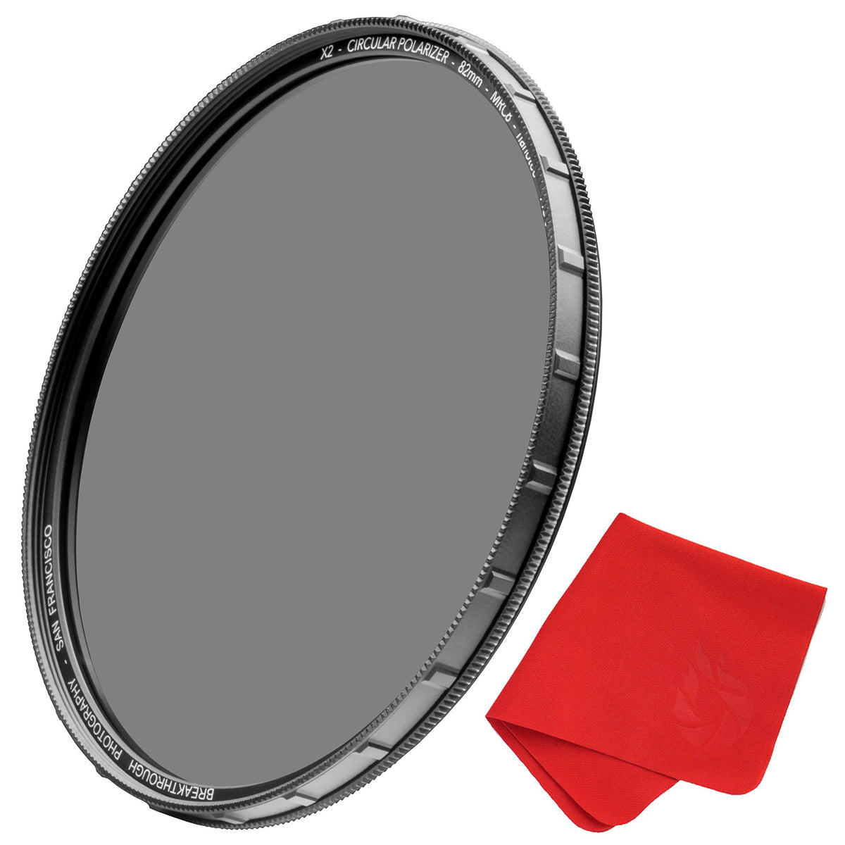 82mm Circular Polarizing Filter with Lens Cloth Z69448