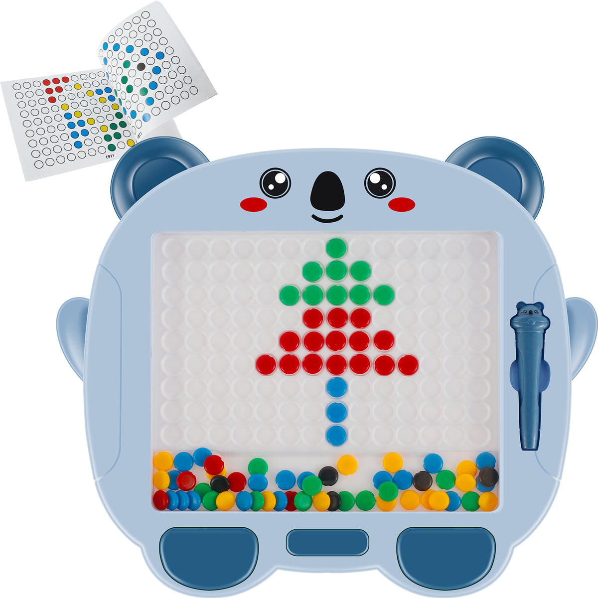 Colorful Magnetic Drawing Board with Magnetic Pen and Cards J163