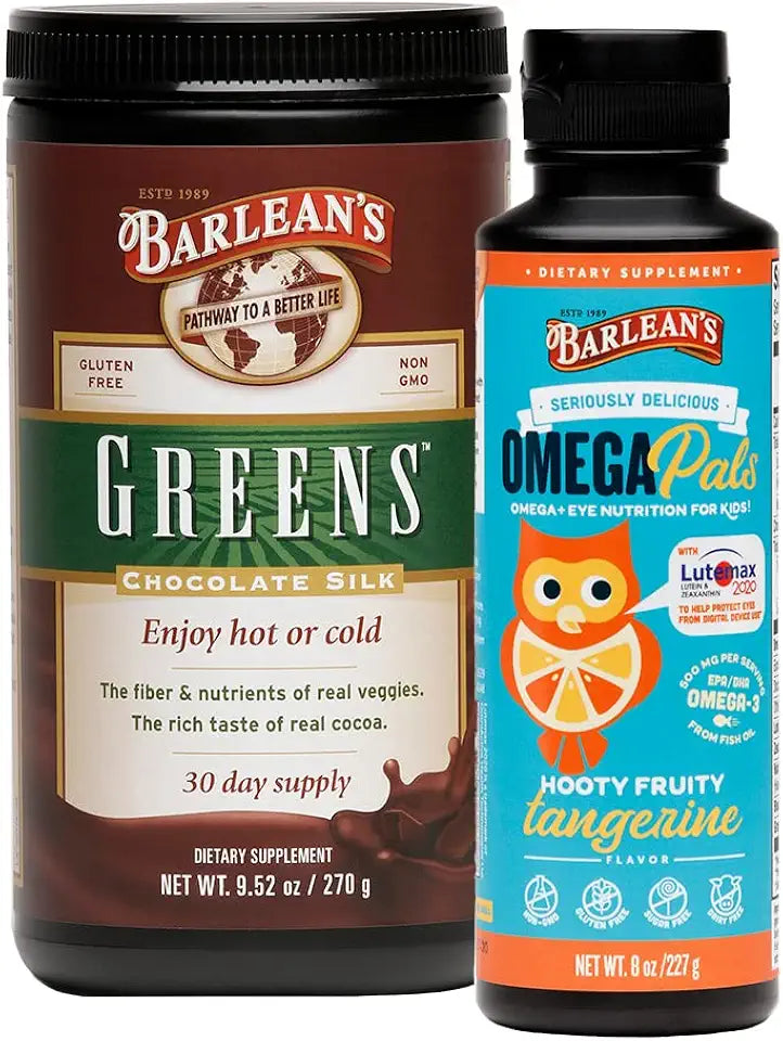 Fish Oil and Greens Powder Kids Bundle K1337