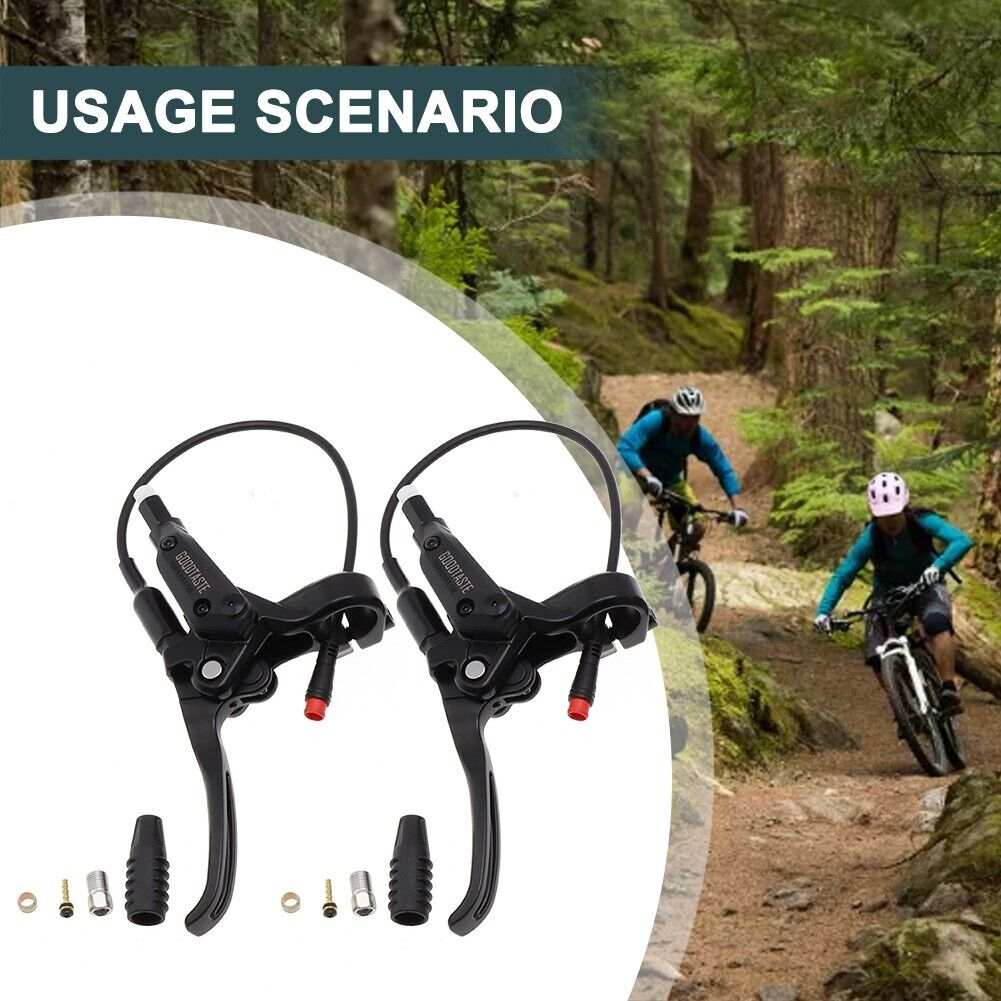Black E-bike Brake Levers Q234