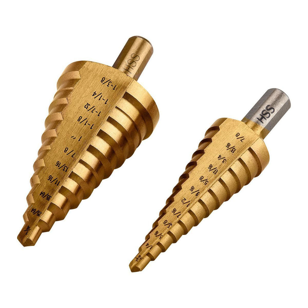 3/16 in. to 1-3/8 in. Titanium Step Drill Bit R59369