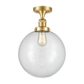 Satin Gold 12 inch Semi-Flush Mount Light U59909