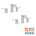 8 in. Widespread Double Handle Bathroom Faucet in Chrome 2-Pack J768194