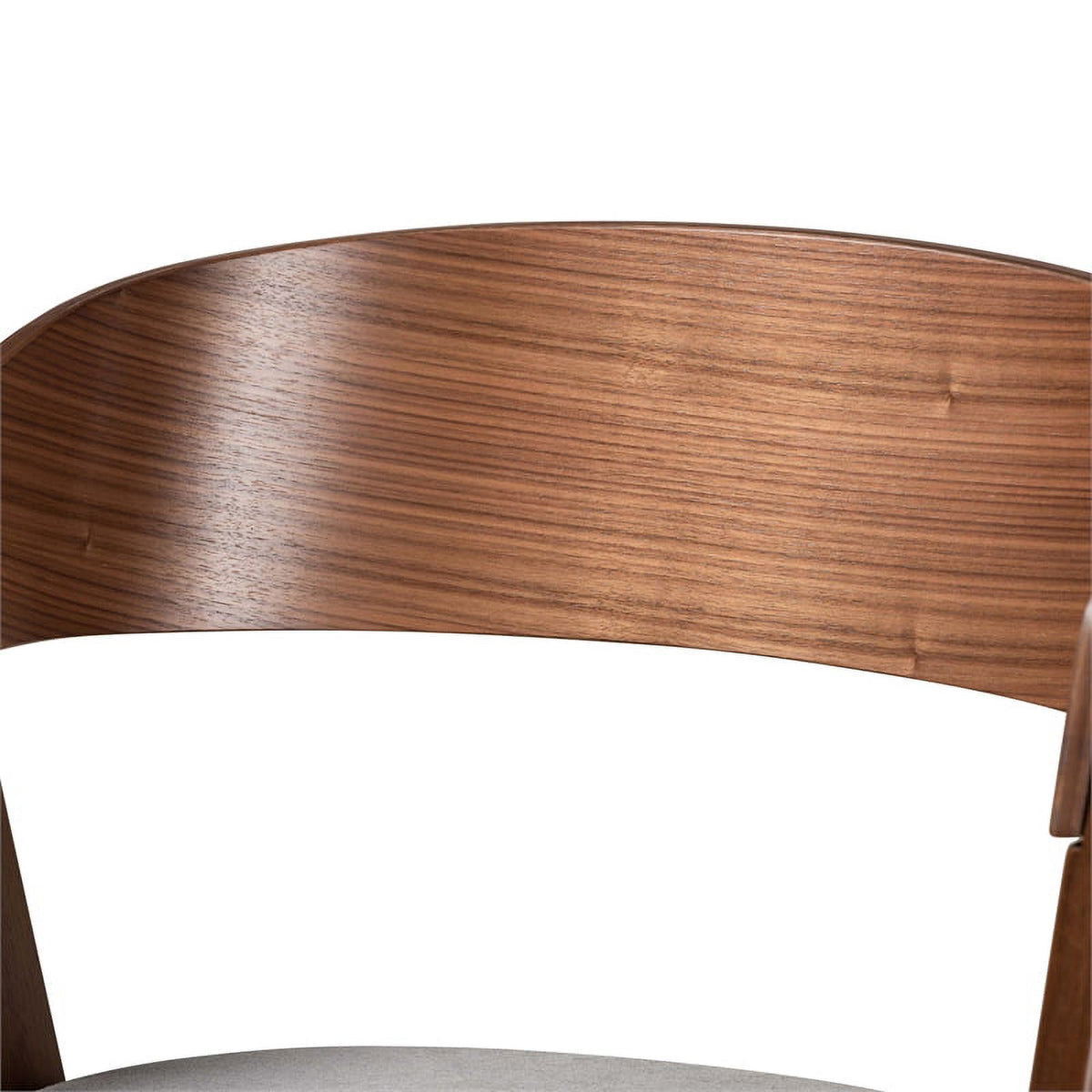 Grey and Brown Finished Wood 2-Piece Dining Chair Set Y643362