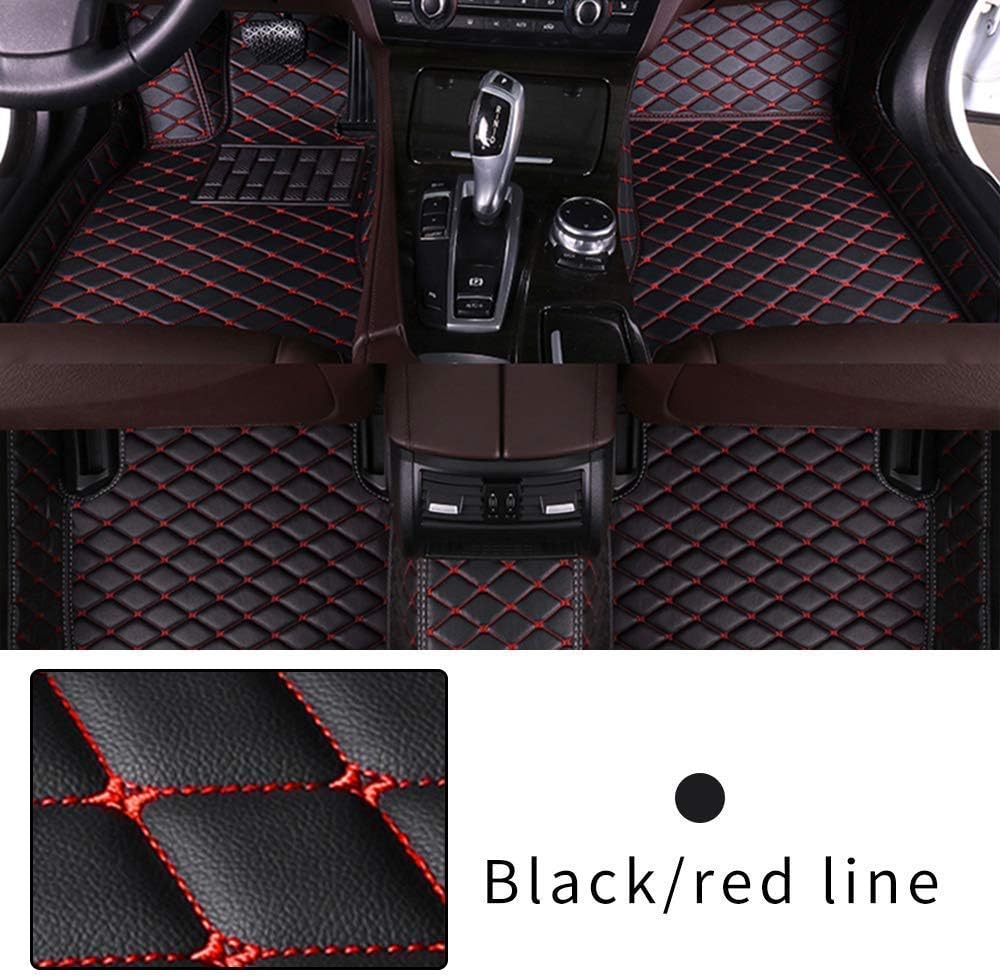 Black Beige Heavy Duty XPE Leather Car Floor Mat I855