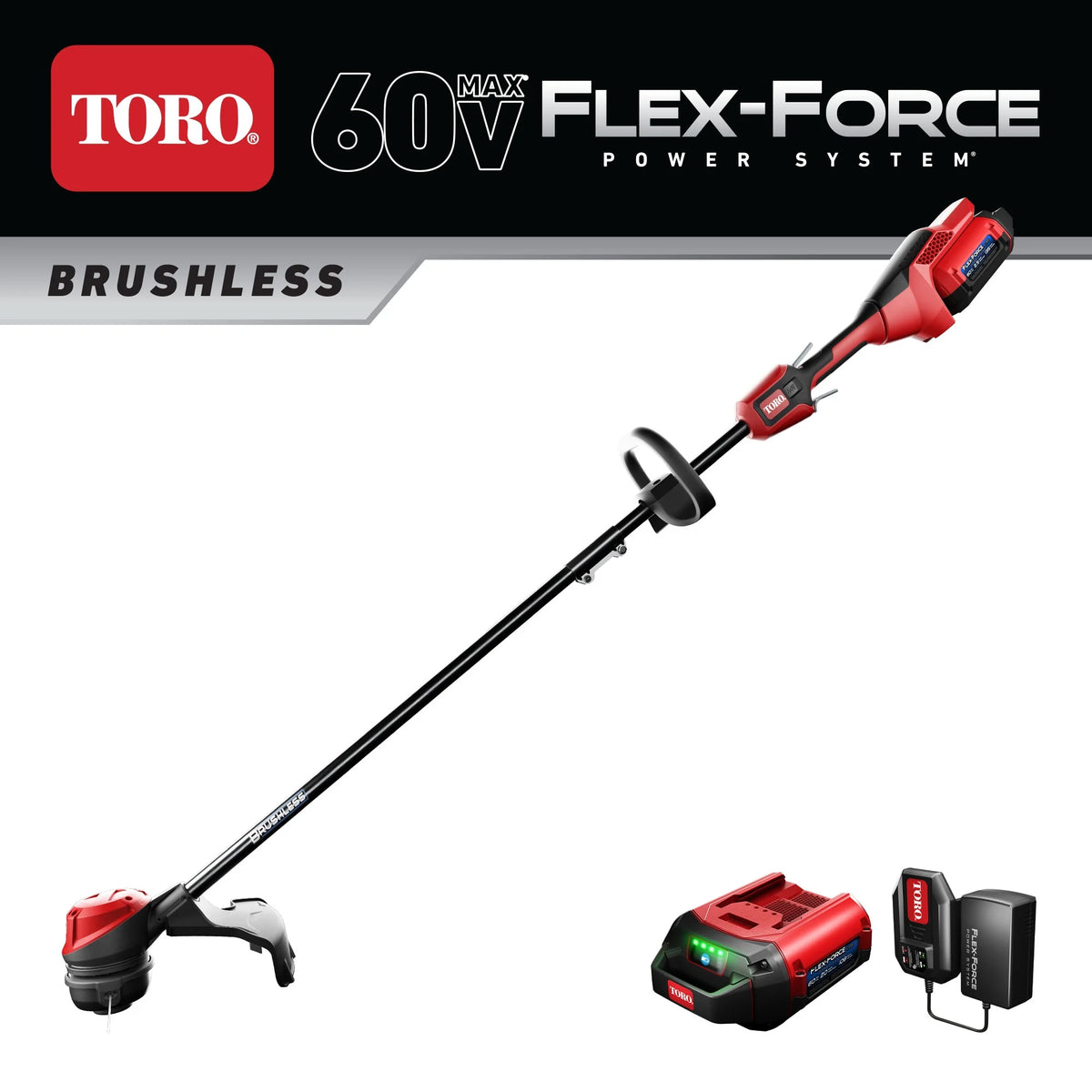 60V Brushless String Trimmer with Battery & Charger Z21388