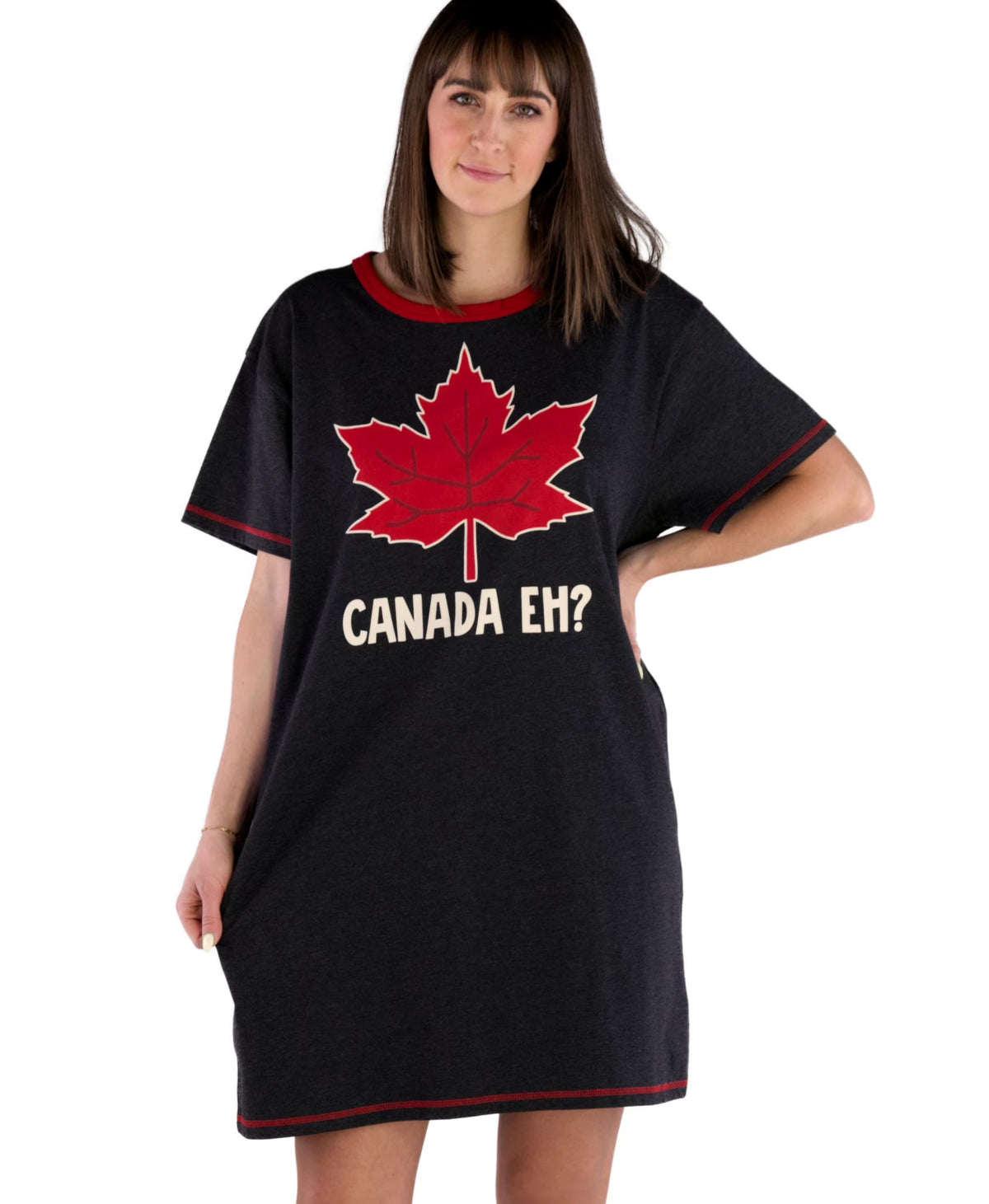 Maple Leaf Animal Designs Sleepshirt Q603098