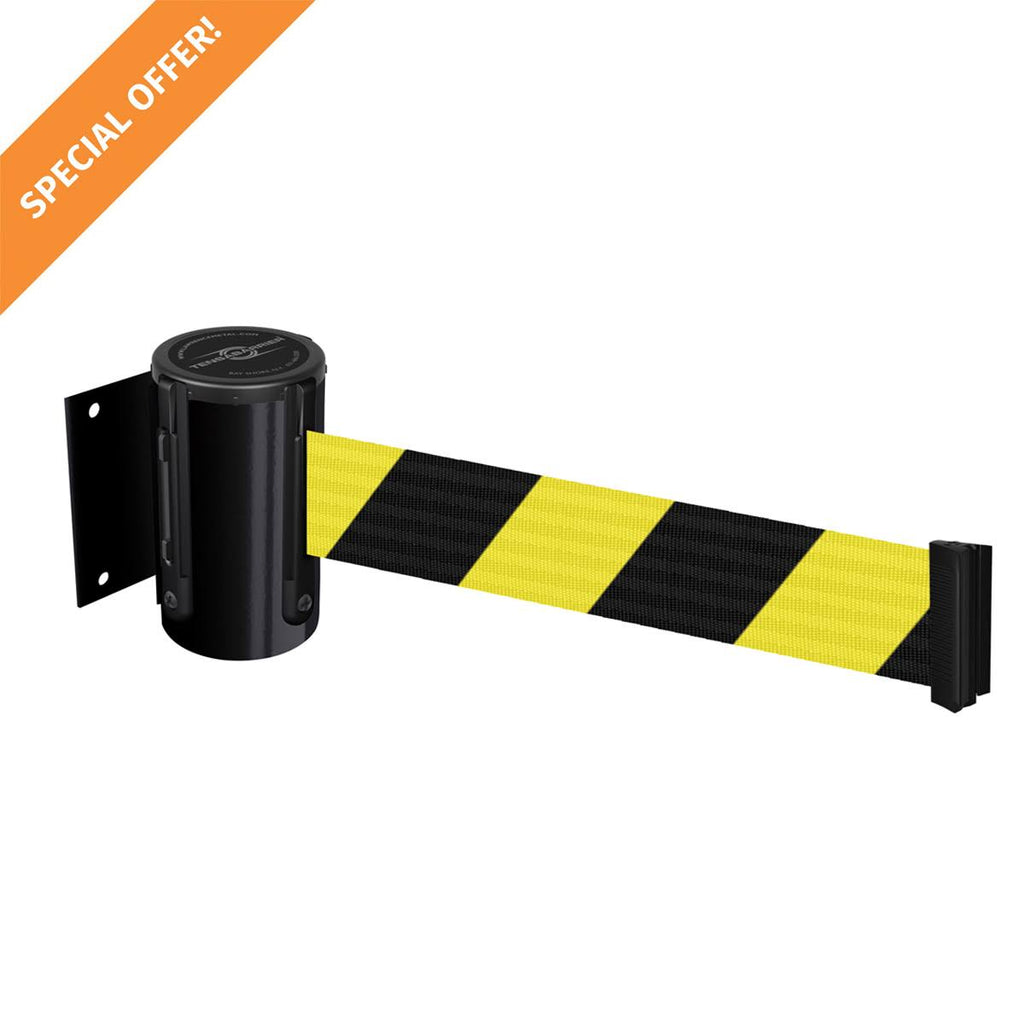 Chrome Belt Barrier with Blue Belt K282