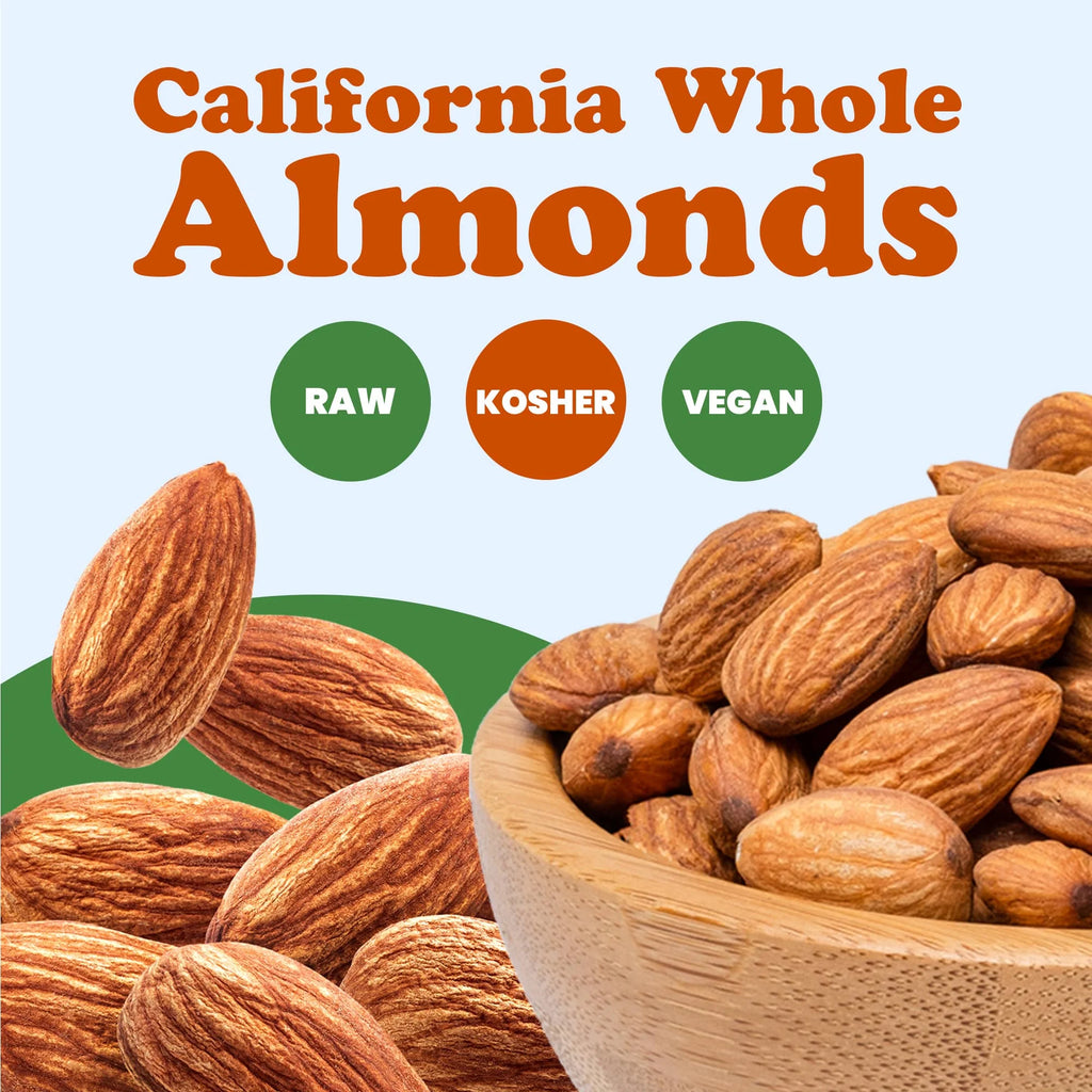 Raw Vegan Kosher Almonds, 15 Pounds C14307