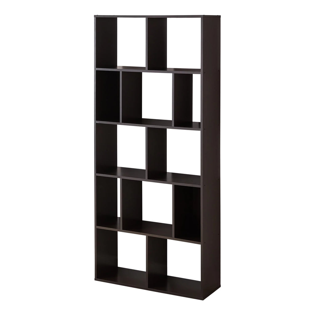 12 Cube Espresso Bookcase J295