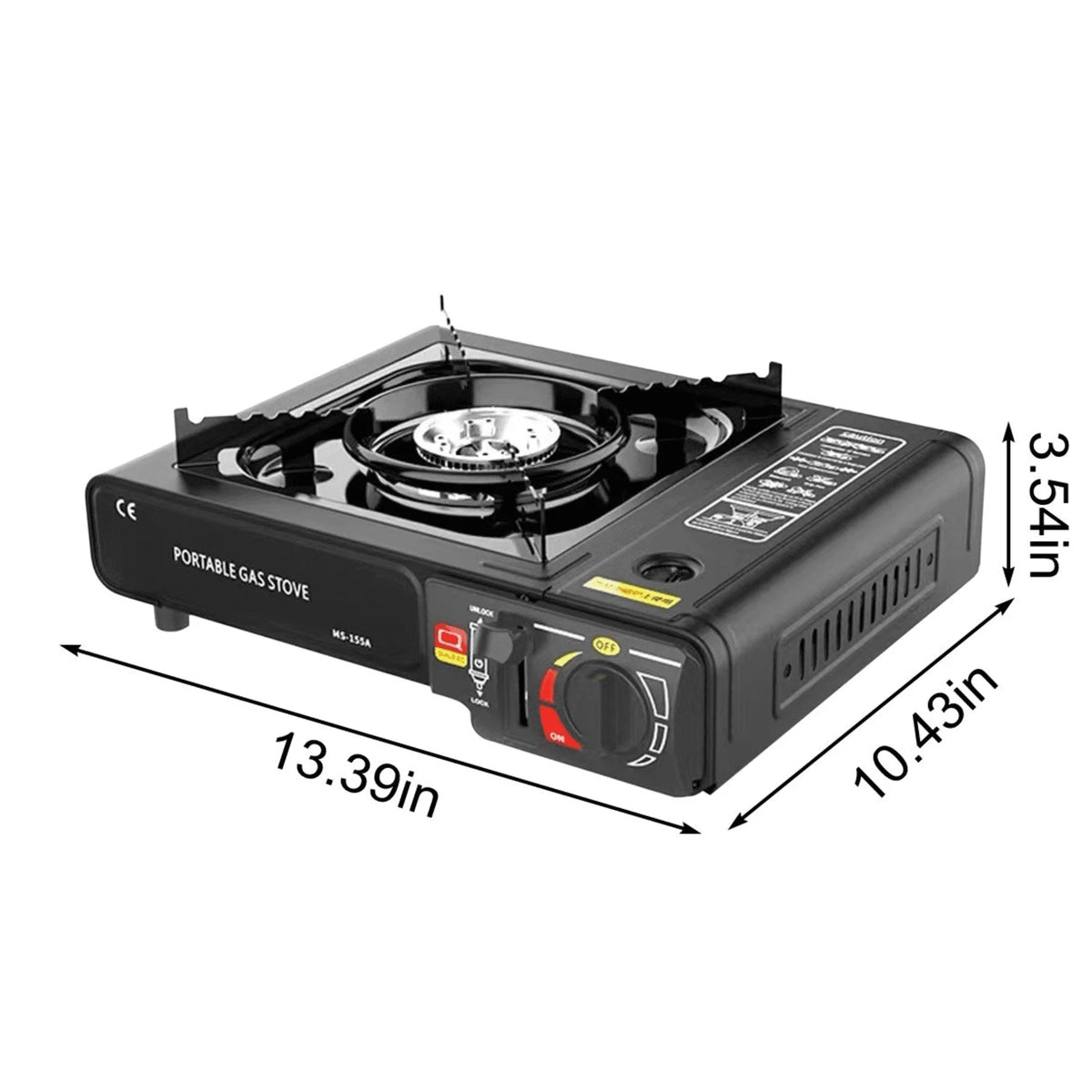 Portable Butane Camping Stove with Carrying Case M627