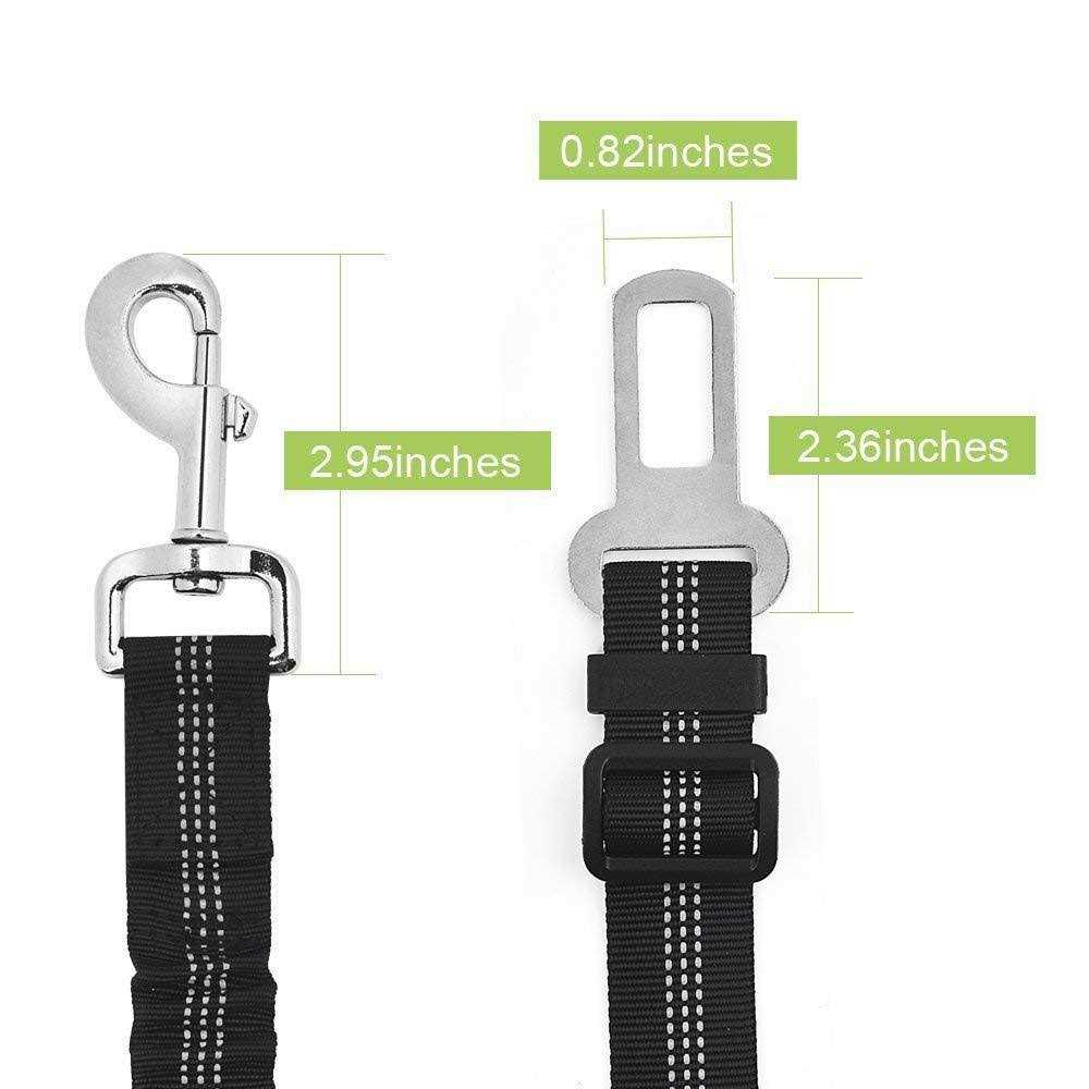 Adjustable Mesh Dog Car Harness Seat Belt Set Z358251