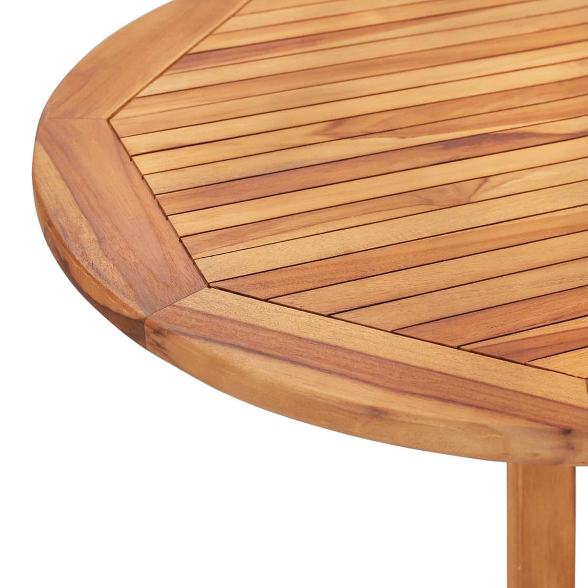 Folding Extendable Teak Wood Oval Outdoor Dining Table U1971
