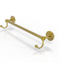 Polished Brass Towel Bar with Integrated Hooks C595979