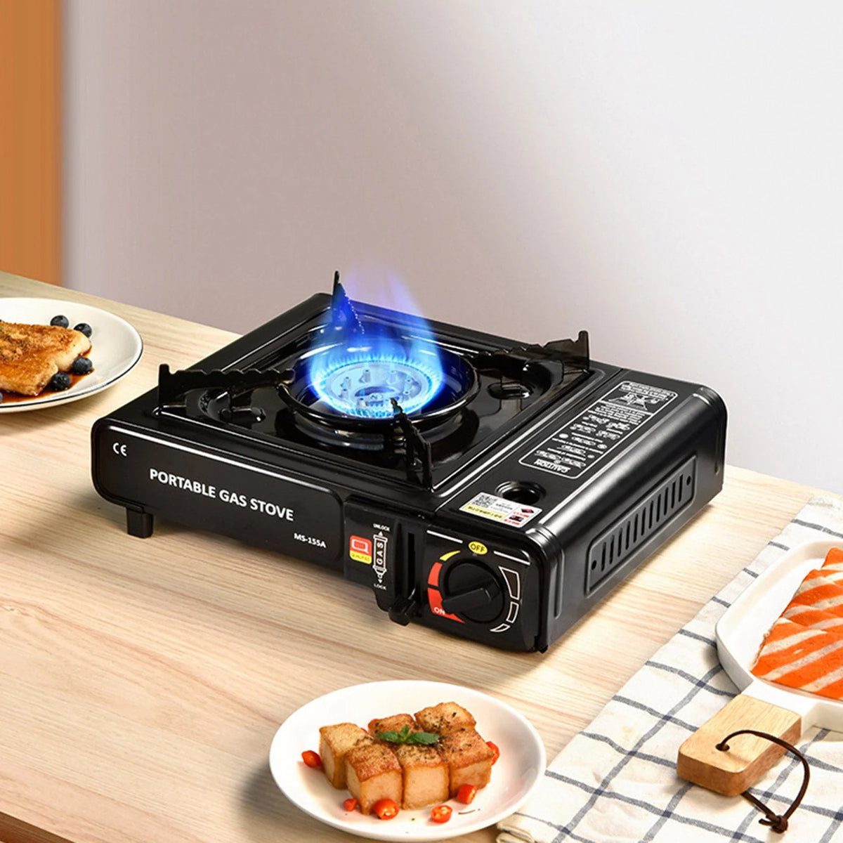 Portable Butane Camping Stove with Carrying Case M627