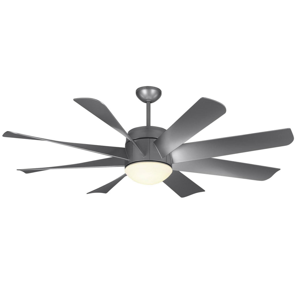 56x22 LED Ceiling Fan Brushed Steel J3561
