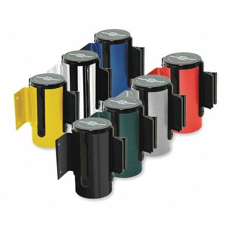 Chrome Belt Barrier with Blue Belt K282