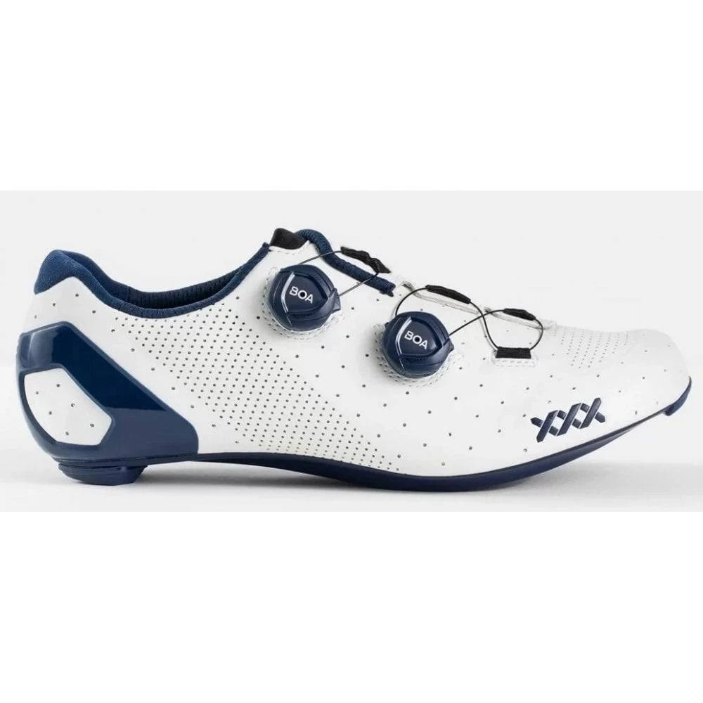 White/Navy Road Cycling Shoes E7975