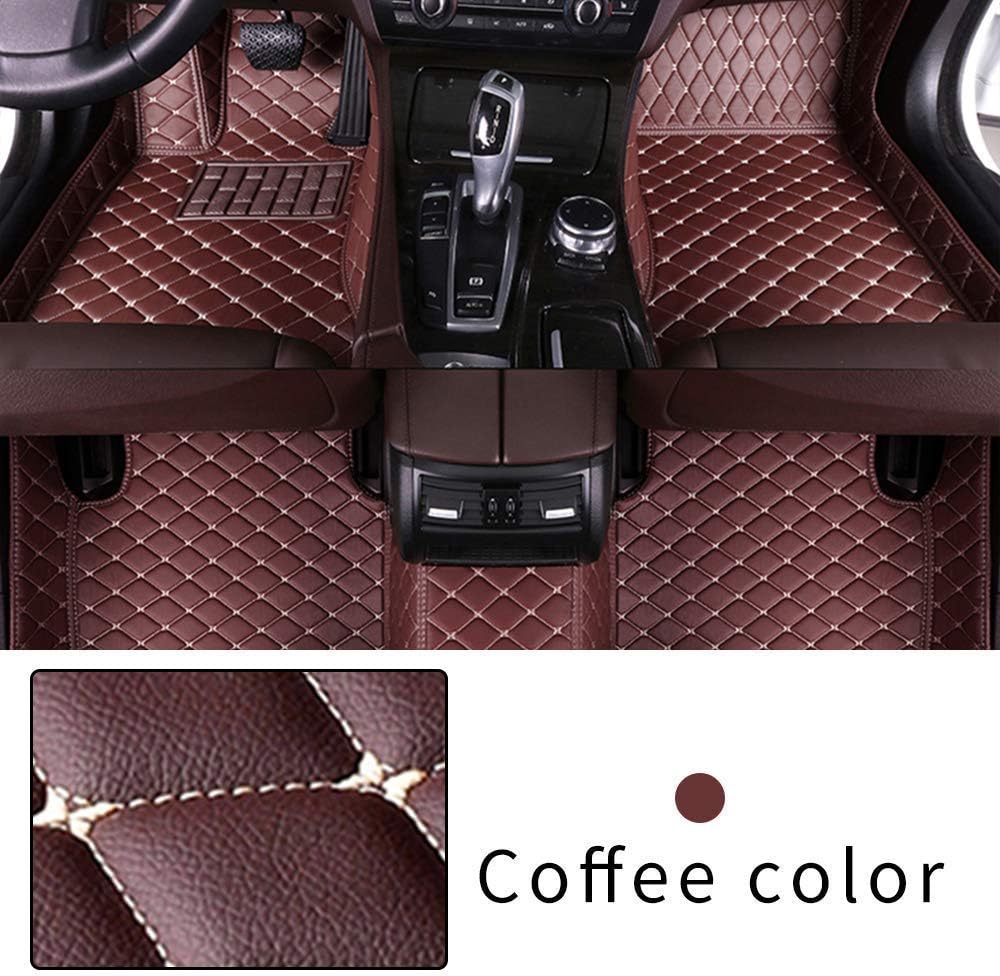 Black Beige Heavy Duty XPE Leather Car Floor Mat I855