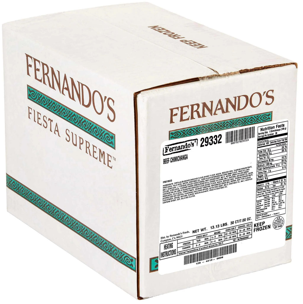 Shredded Beef Chimichanga Burrito E653007