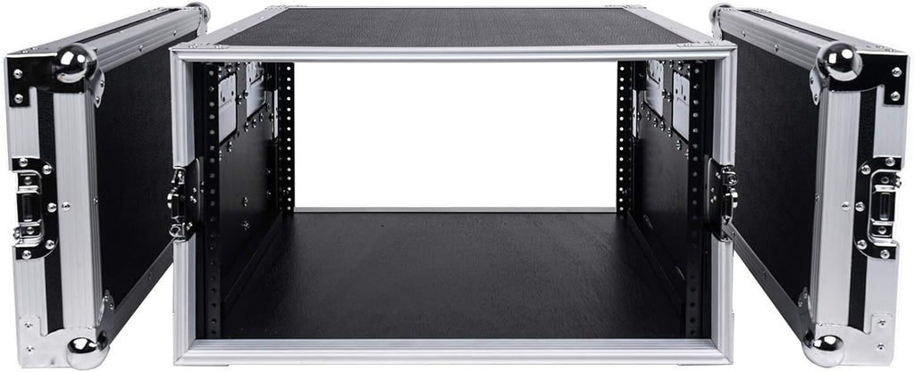 6U PA/DJ Rack Case with 17" Depth Plywood Metal Ball Corners U70376