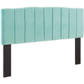 Mint Channel Tufted Velvet Headboard B320