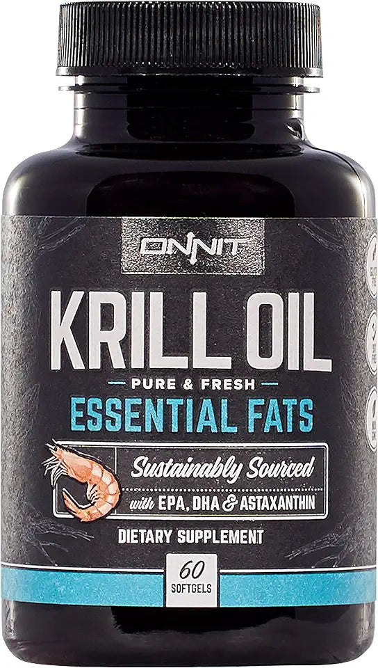 Krill Oil Soft Gels Omega-3 1000mg 60 Count V672898
