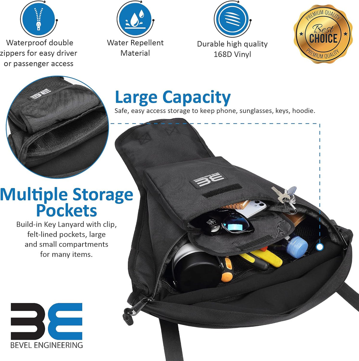 UTV Cab Pack Center Seat Storage Bag U346998