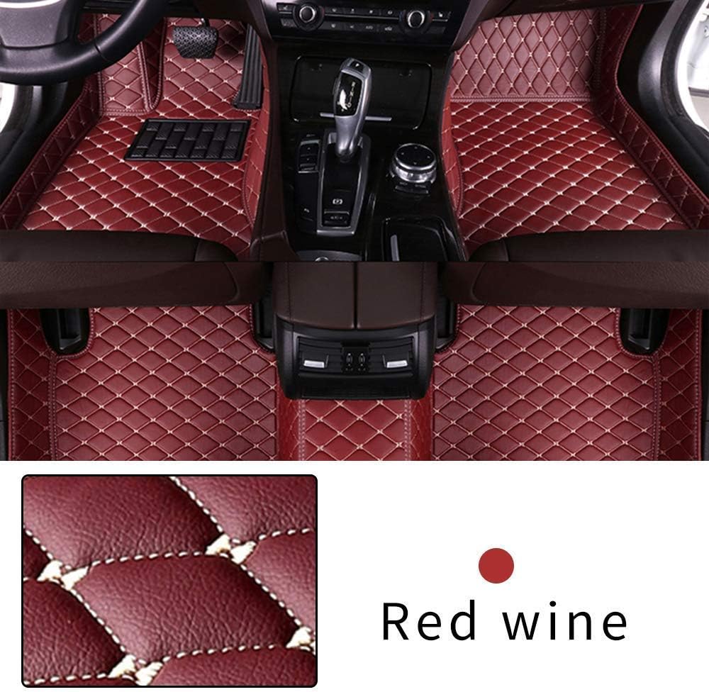 Black Beige Heavy Duty XPE Leather Car Floor Mat I855