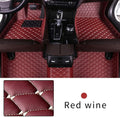 Black Beige Heavy Duty XPE Leather Car Floor Mat I855