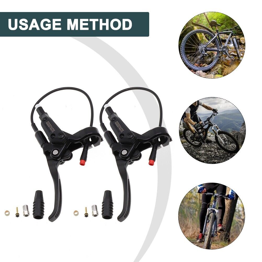 Black E-bike Brake Levers Q234