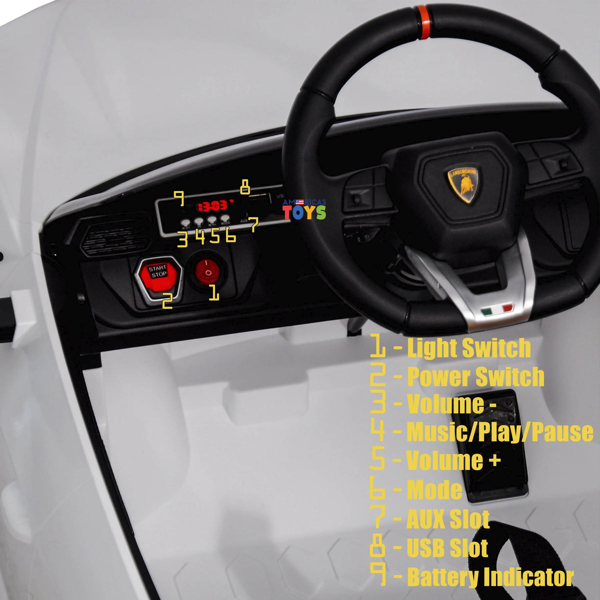 12V Powered Ride on Car with Remote Control A4641