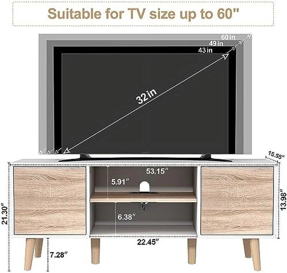 Black Walnut TV Stand with Push Up Doors C918