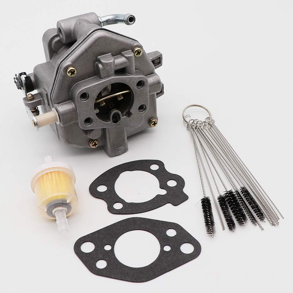 Carburetor with Carbon Dirt Jet Cleaner Tool Kit & Fuel Filter Mounting Gasket Pack of 2 O2977