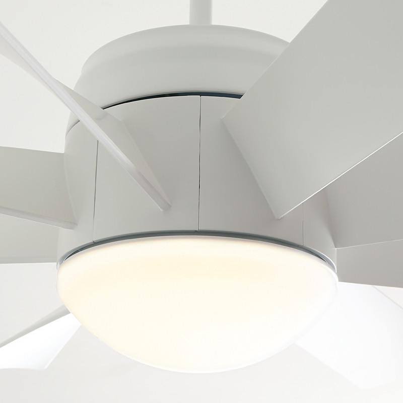 56x22 LED Ceiling Fan Brushed Steel J3561