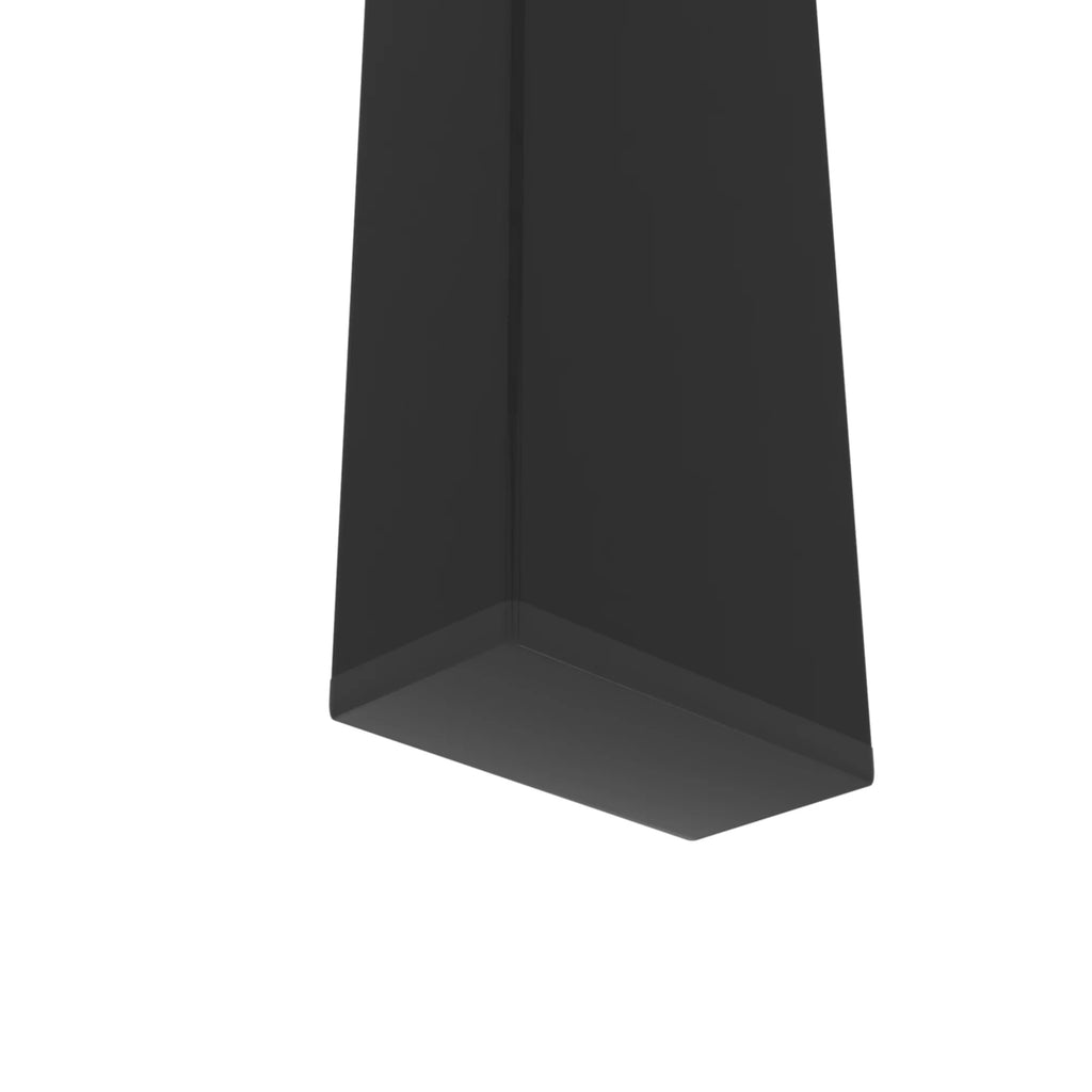 Set of 2 Tempered Glass Square Side Table Y542640