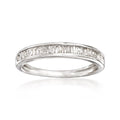 Baguette Diamond Ring in Sterling Silver P5073