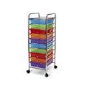 10 Drawer Organizer Cart with Wheels Q8041