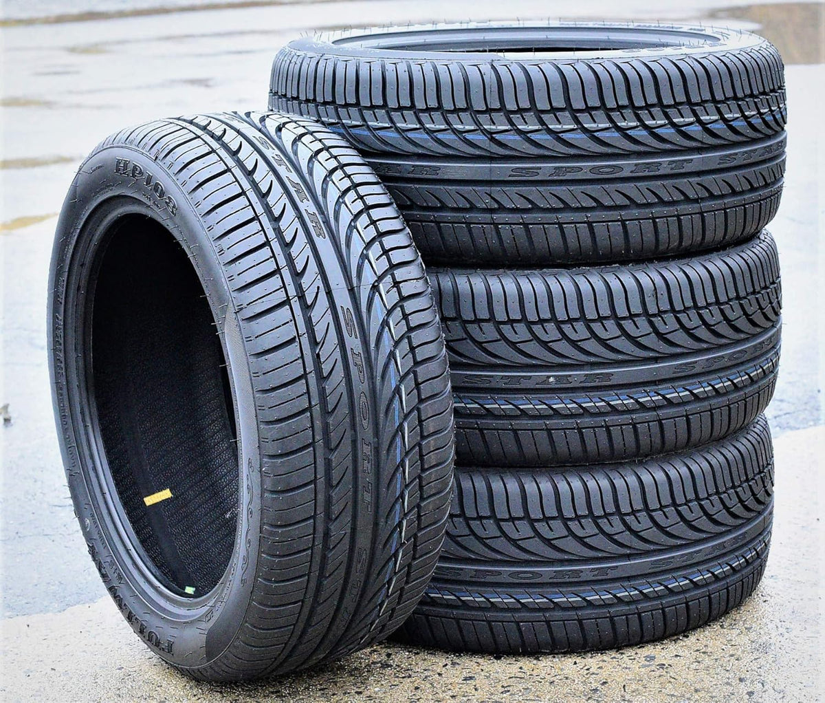 Set of 4 All-Season High Performance Radial Tires 235/55R17 103W XL BSW Q38705