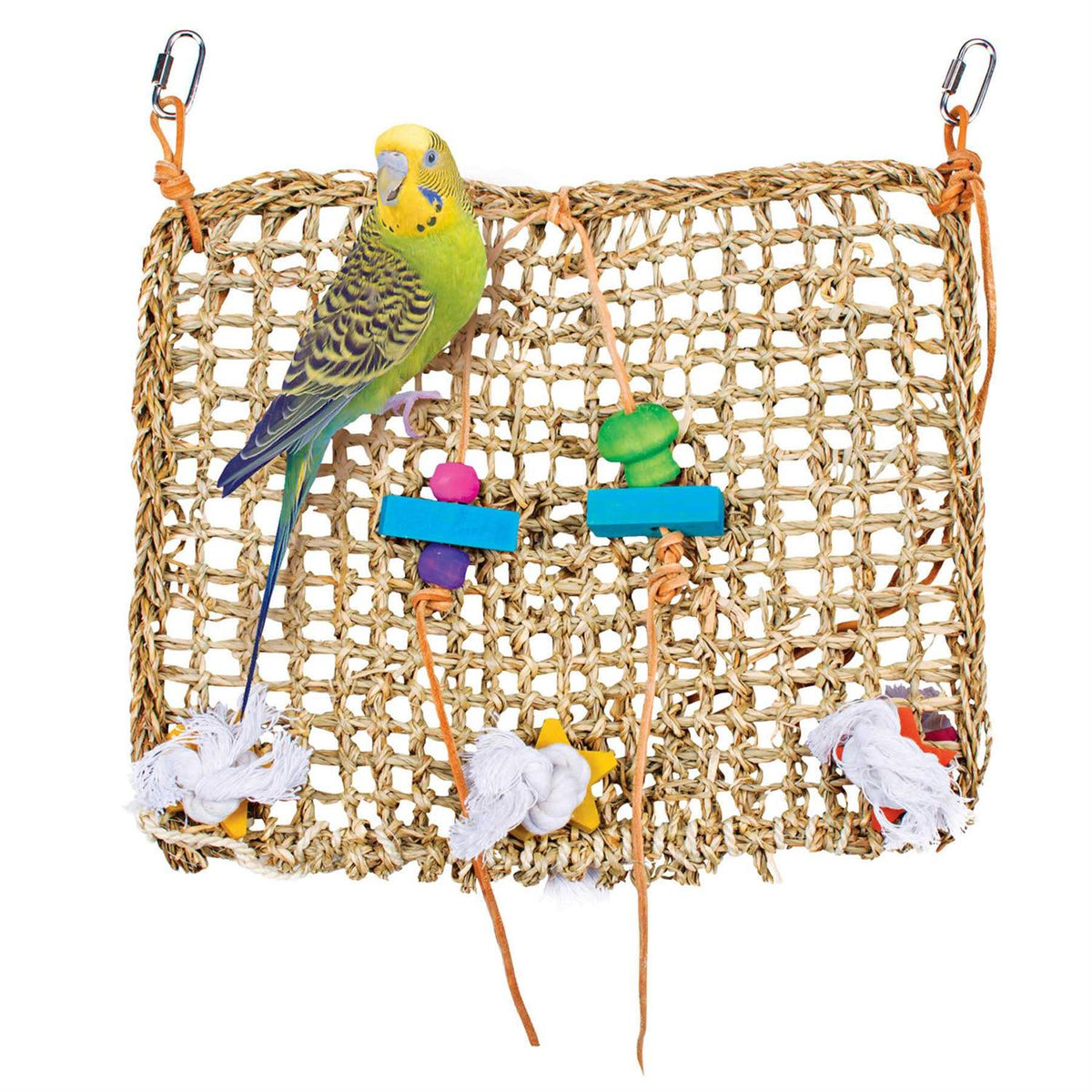 Natural Weave Bird Cage Climbing Exerciser I379