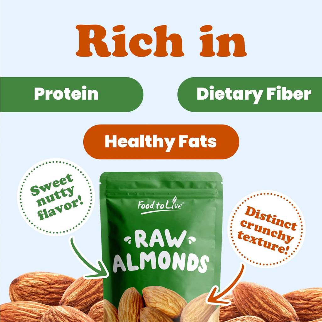 Raw Vegan Kosher Almonds, 15 Pounds C14307