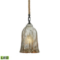 Oil Rubbed Bronze Glass Pendant Light D369