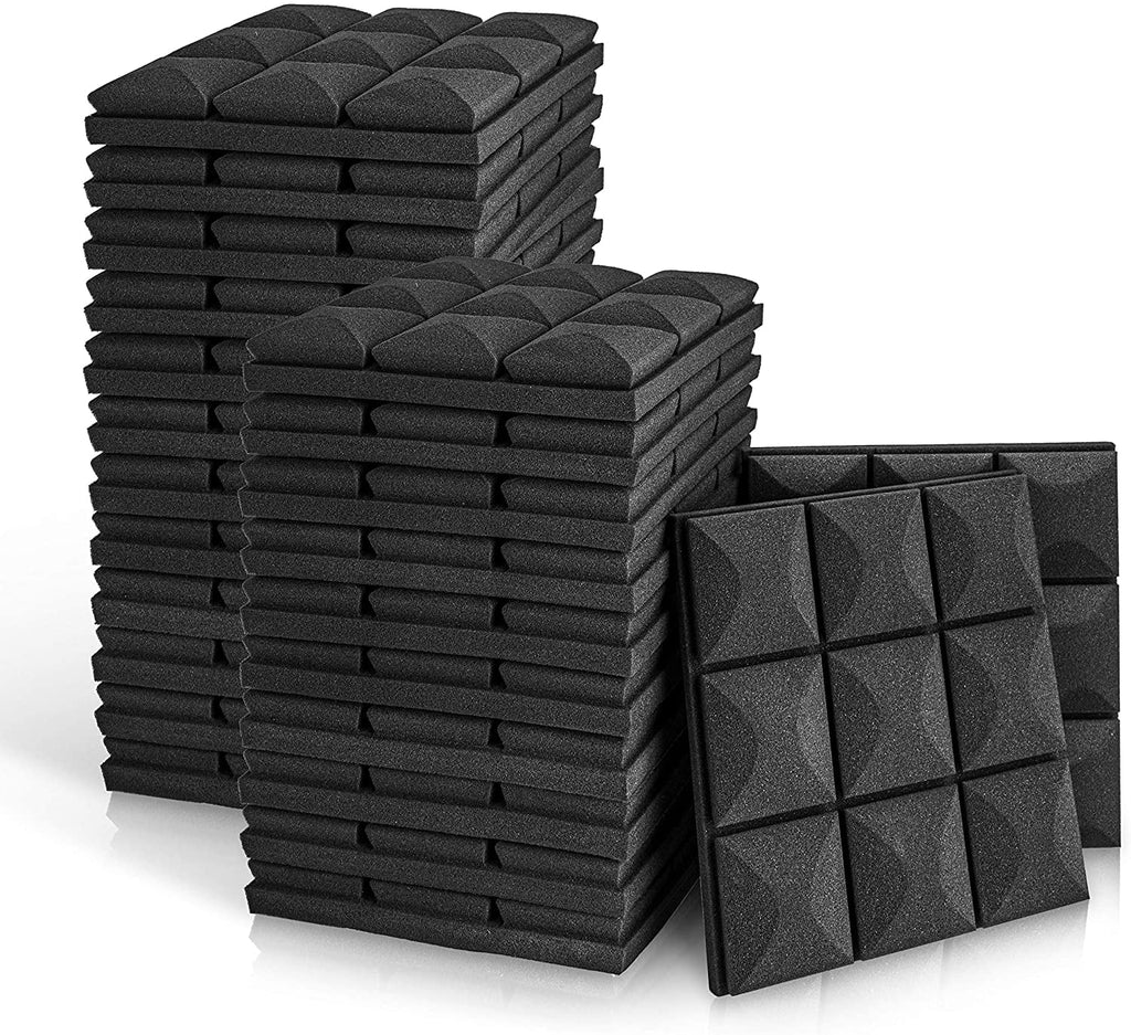 12 Pack Gray Acoustic Foam Panels N8185