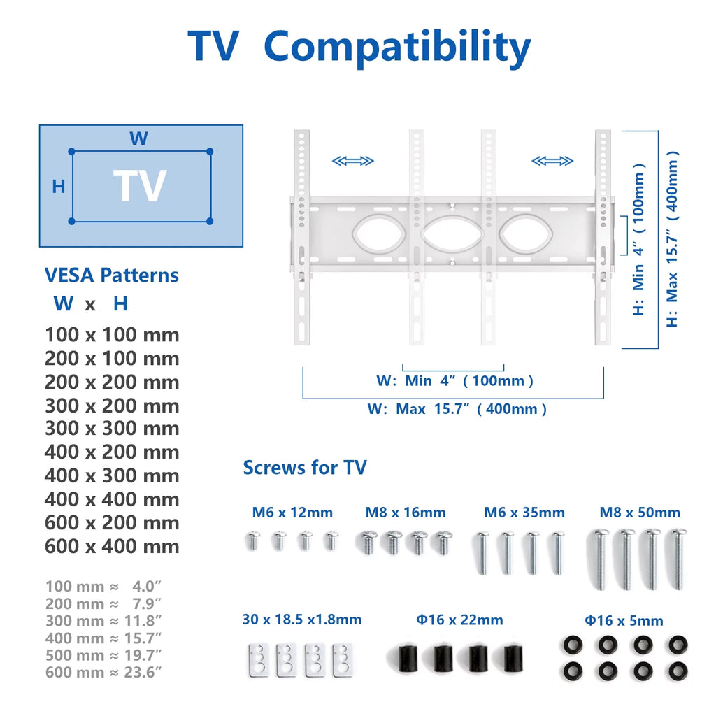 Black Rolling TV Stand with 3 Shelves V909