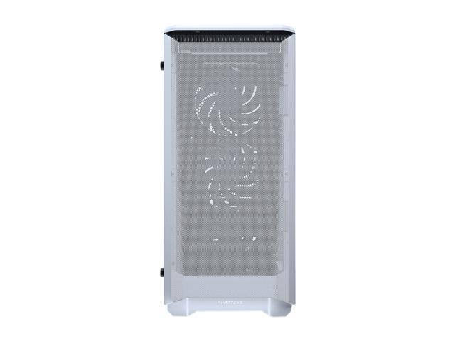 White Steel Tempered Glass ATX Mid Tower Computer Case R437