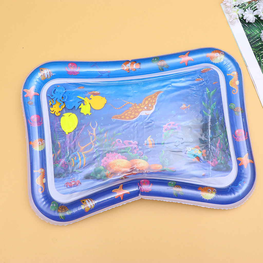 Inflatable Crawling Cushion Water Play Mat (Blue) Z632726