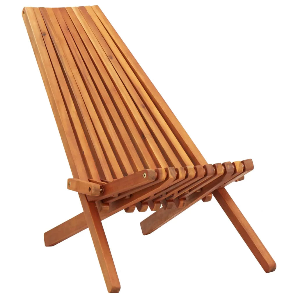 Acacia Wood Folding Sun Lounger L640300