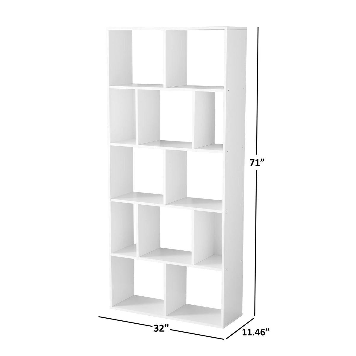 12 Cube Espresso Bookcase J295